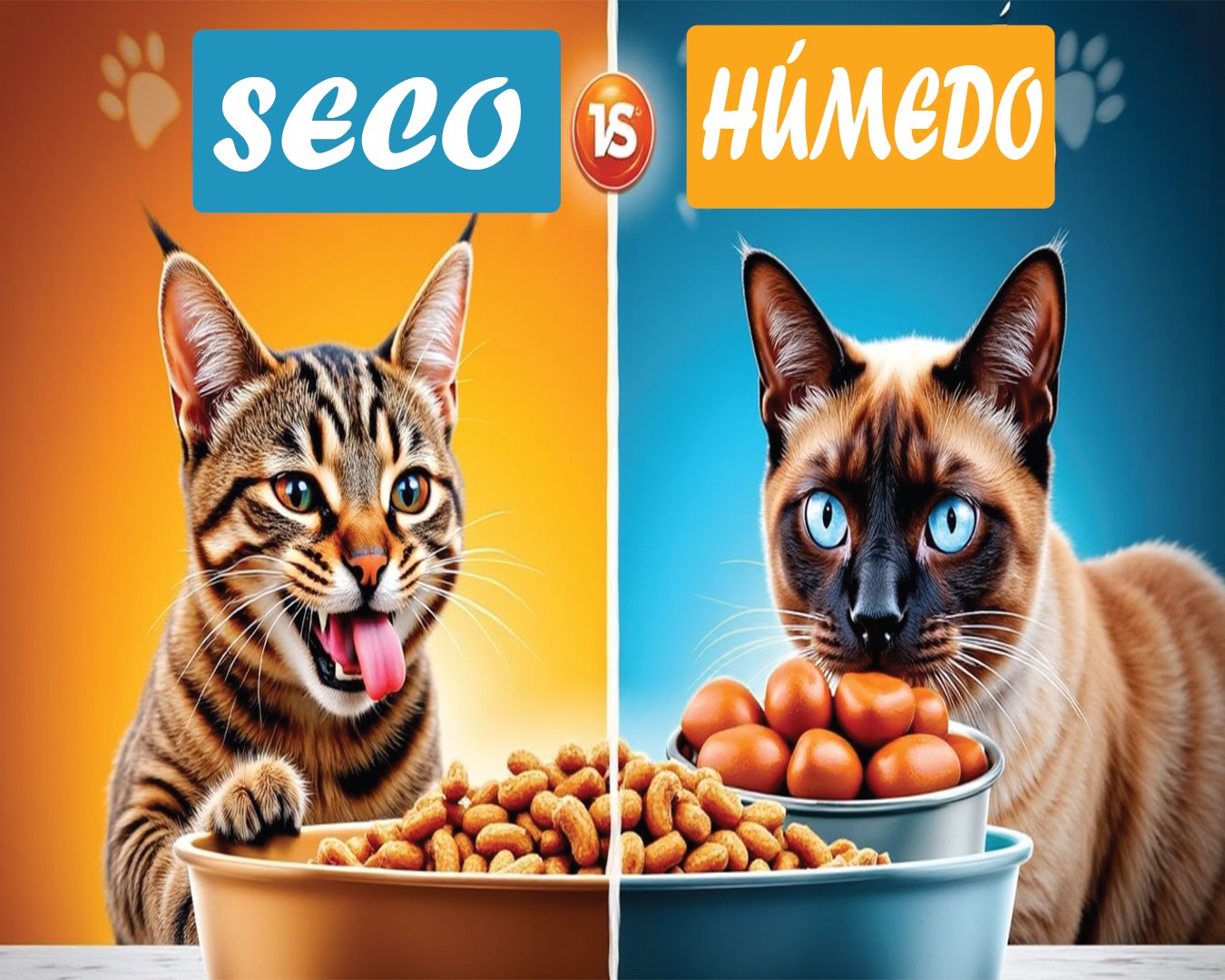 Alimentos húmedos o secos para gatos: ¿cuál elegir?